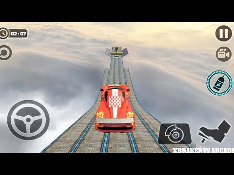 Impossible Car Tracks 3D: Red Car Driving Simulator Levels 11,12 & 13 - Android GamePlay