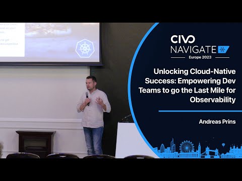 Equipping Dev Teams for Peak Observability Performance with Andreas Prins - Navigate Europe 23