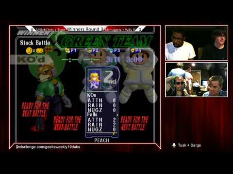 Geeksboro Melee Weekly 19 - Bl@ckChris + Tiger vs s.L | Mcnuggets + Willy P