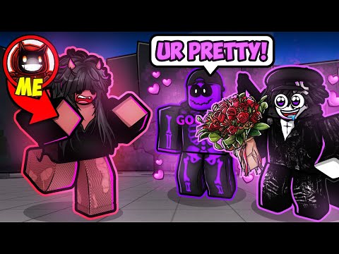 Logging Into A EGIRL ACCOUNT to TROLL MY FRIENDS in ROBLOX The Strongest Battlegrounds...