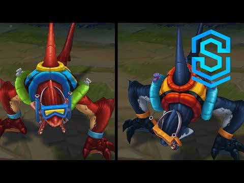 Pool Party Rek'Sai Chroma Skins