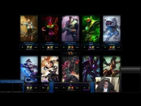 Janna + Graves vs Nidalee + Ashe: TEAM DUNU