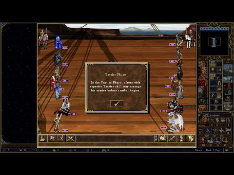 Heroes 3 HotA AI Battle | Tower Vs. Necropolis [50k Gold per unit]