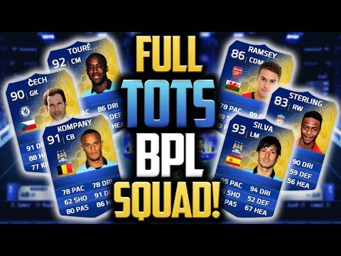 FULL BPL TOTS SQUAD BUILDER! 3.5 MILLION COINS! FIFA 14 ULTIMATE TEAM!