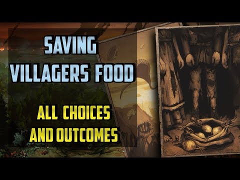 Saving Villagers Food All choices - Thronebreaker the Witcher Tales - (Gutted Granaries)