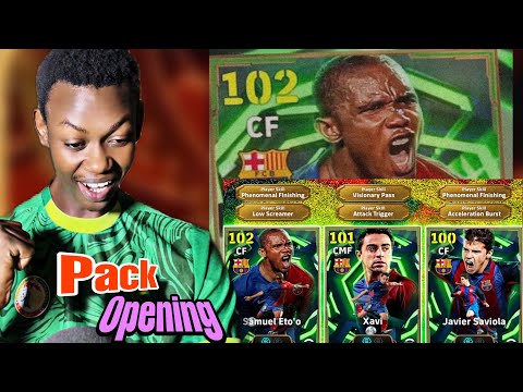 Pack opening Samuel Eto’o ✅❤️