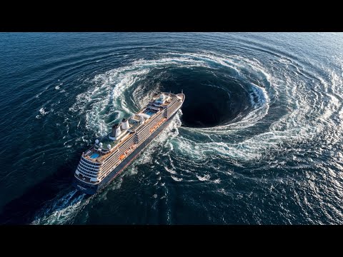 Giant Ocean Whirlpool vs Luxury Cruise Ship | Shocking Disaster