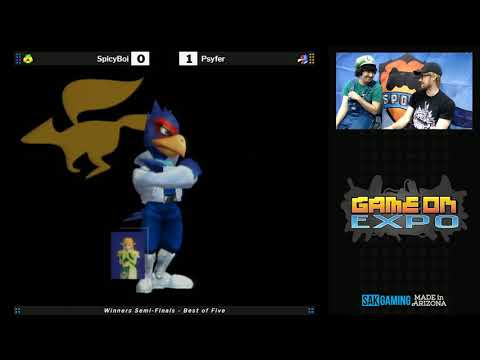 Game On Expo 2019 Melee Sunday Winners Semis - SpicyBoi (Sheik) vs Psyfer (Falco)
