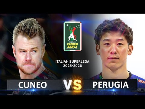 Cuneo vs Perugia | Italian Volleyball LVF SerieA1 2025/2026