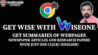 Wiseone: Personal AI Researcher for Faster and Smarter Work - Smartest Chrome Extension Ever.