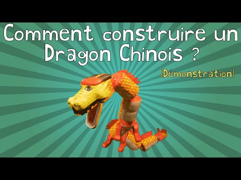 Comment construire un Dragon Chinois  (Construction de marionnette)