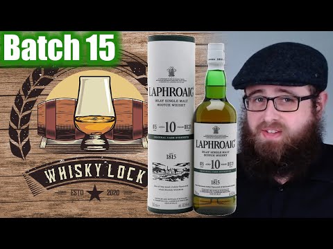 Laphroaig 10yo Cask Strength Batch 15 - Whisky Review 123