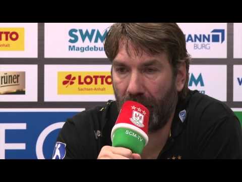 23.12.2015 Die Pressekonferenz nach dem Spiel SCM vs. HSG W.