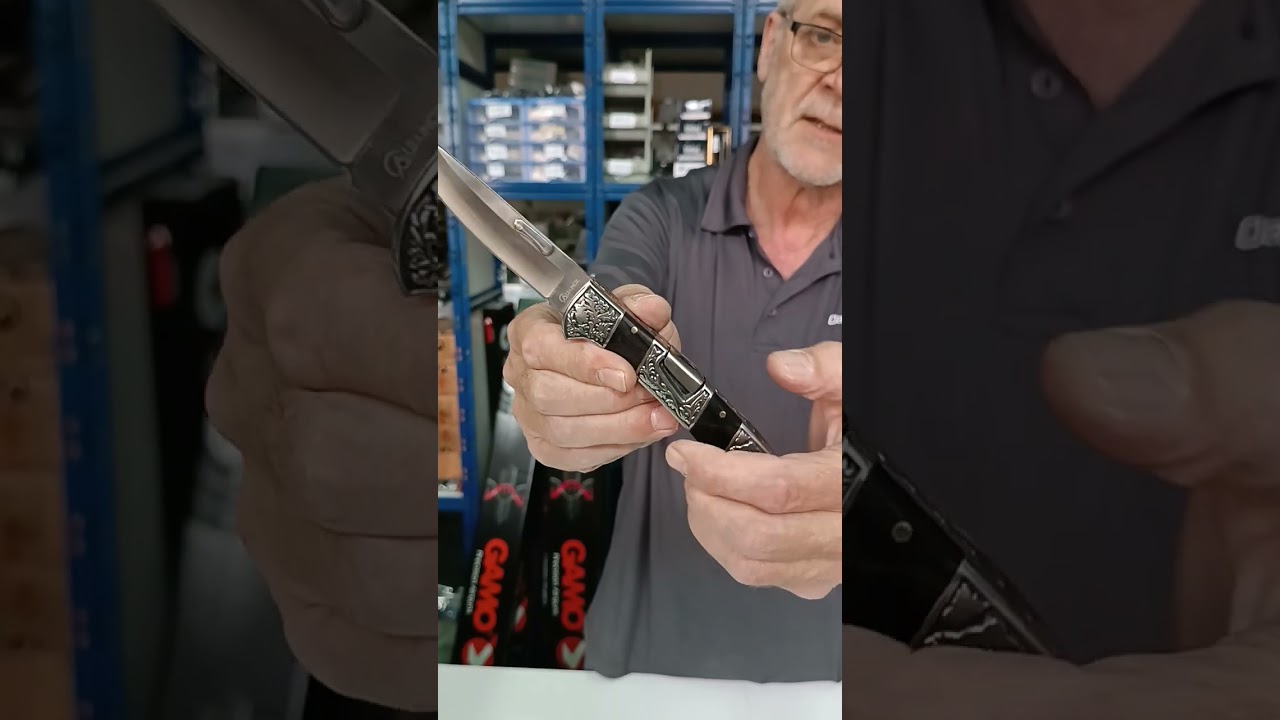 Navaja Albainox decorada stamina negra