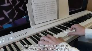 Karl, der Käfer (Dellmann/Roesberg - "Gänsehaut") - Klavier/Instrumental mit Text