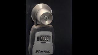 [110] Remove Realtor Lock Box using a Paper Clip