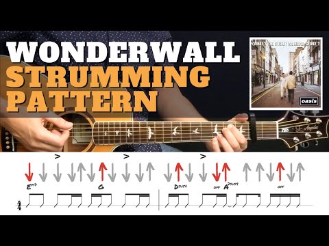 How to Correctly Play the Wonderwall Guitar Strumming Pattern