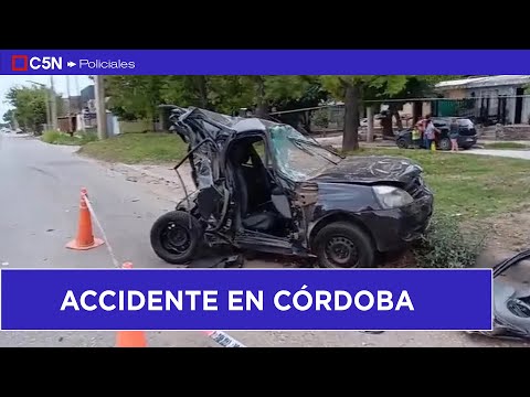 Accidente en CÓRDOBA dejó DOS víctimas fatales