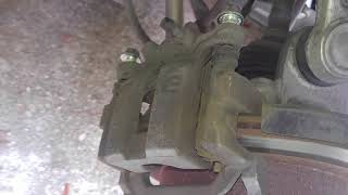 INFINITI M37S 2011 REAR BRAKE PADS REPLACEMENT