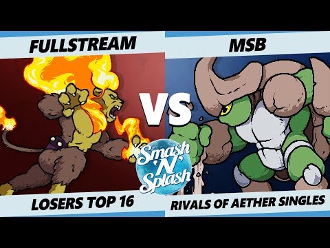 SNS5 ROA - SNT | MSB (Kragg) Vs. PG | Fullstream (Zetterburn) Rivals of Aether Loser's Top 16