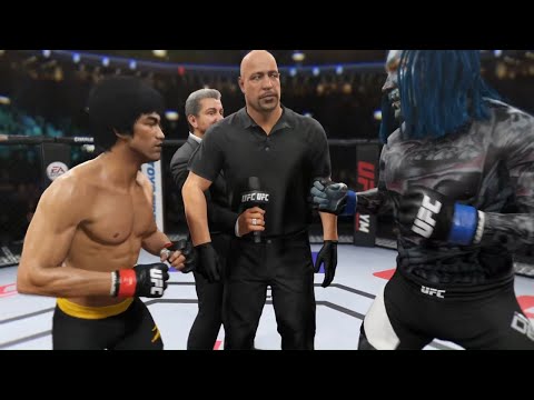 Bruce Lee vs. Ice Dead - EA Sports UFC 2 - Crazy UFC