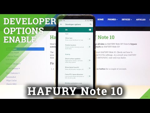 How to Enter Developer Mode in HAFURY Note 10 – Open Developer Options