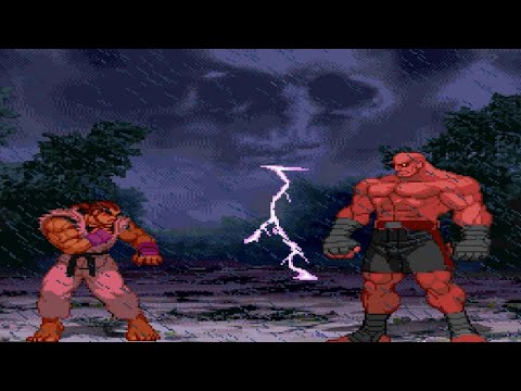Evil Dan vs Mech Sagat HD [60fps]