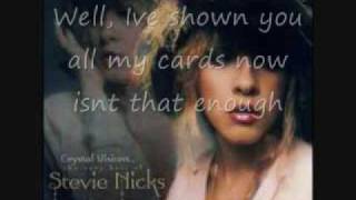 stevie nicks - Talk to me lyrics