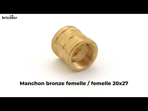 Manchon bronze femelle / femelle à visser VIEGA