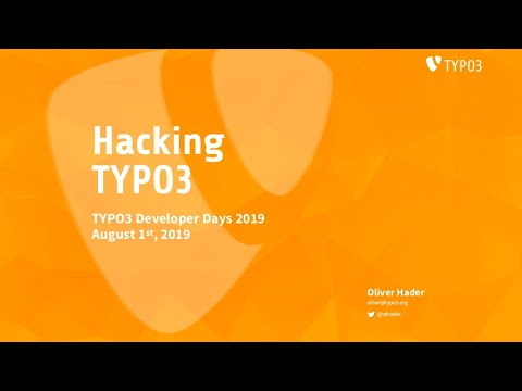 Hacking TYPO3 - a journey through recent security vulnerabilities @ TYPO3 Developer Days 2019