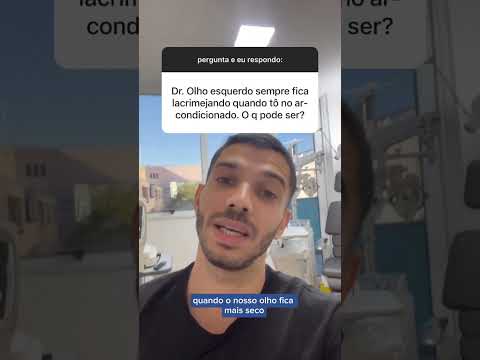 olho lacrimejando no ar condicionado: o que pode ser? #oftalmologista