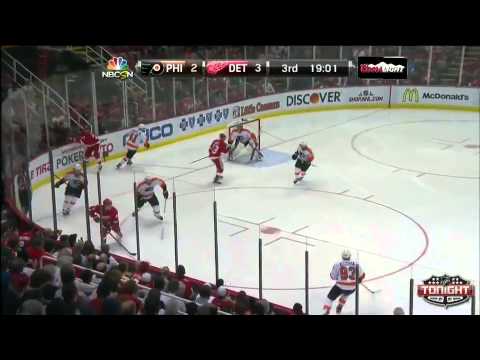 Flyers at Red Wings  Game Highlights   NHL VideoCenter   Philadelphia Flyers 1