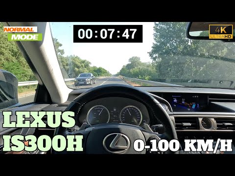 LEXUS IS300H ACCELERATION 0-100km/h ECO MODE | NORMAL MODE | SPORT MODE - 2024