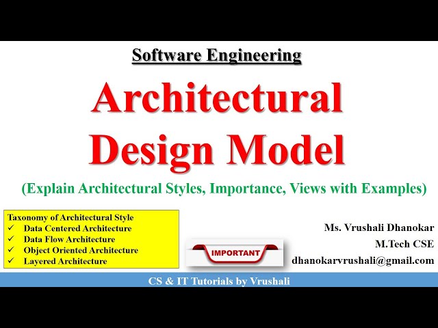 A Comprehensive Explanation of Architectural Design Models in Software ...