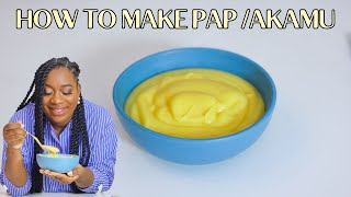 HOW TO MAKE PAP WITHOUT LUMPS