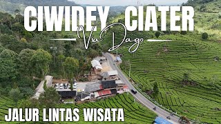 Download lagu Beautiful journey on the Ciwidey Dago Ciater tourist route mp3