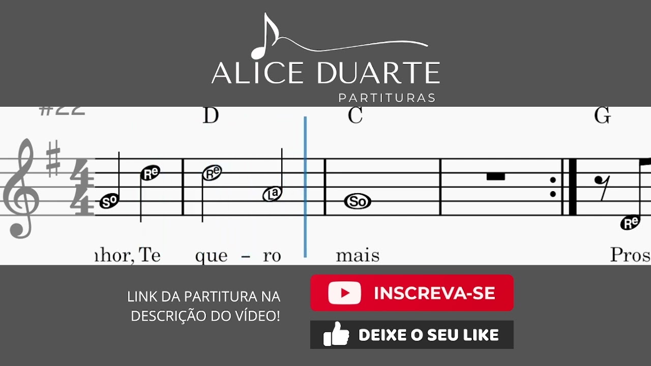 Senhor Te Quero (Ministério Vineyard) | Tutorial | Aprenda com Partitura Facilitada + Playback