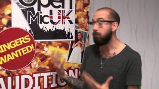 A&R James Meadows from Universal Music speaks to OPEN MIC UK SINGING COMPETITION