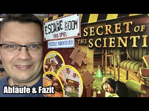 Escape Room Das Spiel - Secret of the Scientist - kooperatives Puzzle Abenteuer (Noris)