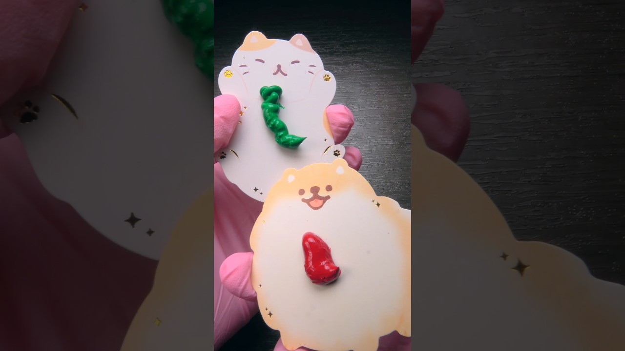 red and green Japanese color mixing song