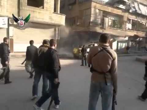 استهداف قناص لقوات النظام من قبل لواء فتح الشام في مدينة حرستا في محافظة ريف دمشق