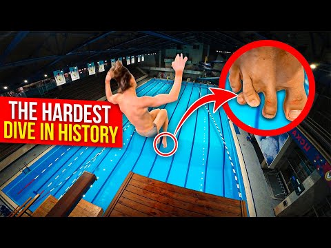 Top-10 hardest jumps from 10 meters at swimming pool | The MOST DIFFICULT DIVING in water