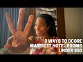 HOW TO FIND CHEAP HOTEL ROOMS : Best Tips On How To Book #Marriott Hotel Rooms Under $50/Night