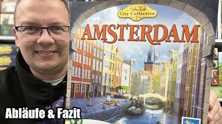 Amsterdam - Stefan Feld City Collection 2 (Queen Games) - Abläufe und Fazit