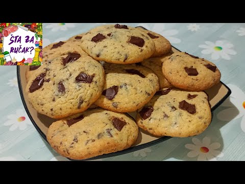 Keksići sa čokoladom - NAJUKUSNIJI domaći keks