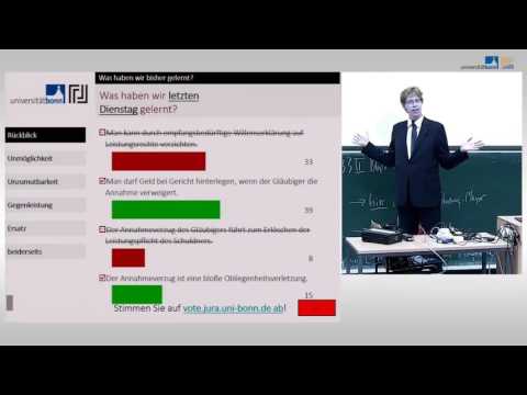 Unmöglichkeit und Unzumutbarkeit ☆ Schuldrecht Vorlesung 10