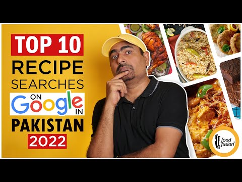 Top 10 Recipe Searches in Pakistan | Google 2022 Year in Search Official Results