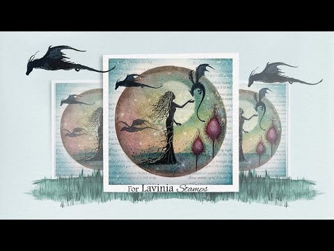 Zemira and her Dragons by Eleana Evans - A Lavinia Stamps Tutorial