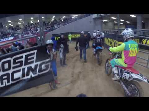 2018-2019 Kicker Arenacross Amarillo TX. Series finale Open outlaw, 450 novice