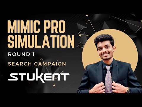Stukent - Mimic Pro Simulation - Round 1 - Digital Marketing Simternship